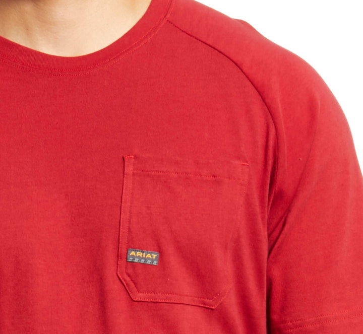 Rebar Cotton Strong T-Shirt Short Sleeve - Double C Western SupplyAriat