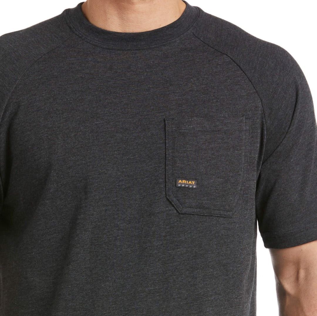 Rebar Cotton Strong T-Shirt Short Sleeve - Double C Western SupplyAriat