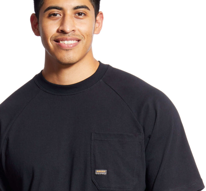 Rebar Cotton Strong T-Shirt Short Sleeve - Double C Western SupplyAriat