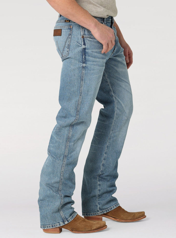 RETRO GREEN JEAN: MENS SLIM BOOT - Double C Western SupplyWrangler