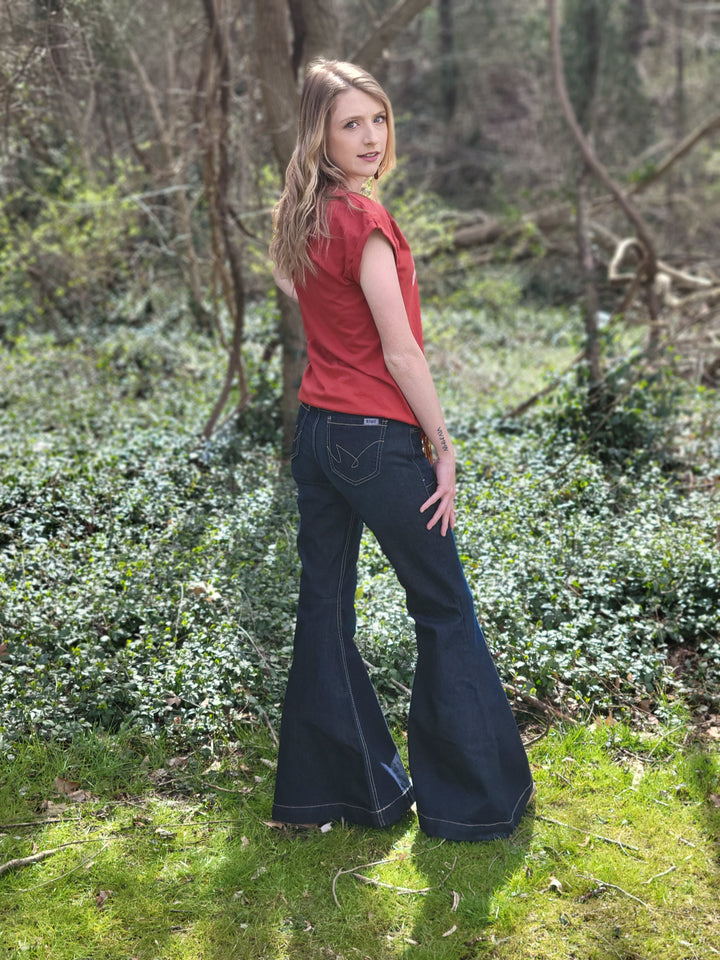 Womens Cruel Hannah Flare Jeansl - Double C Western SupplyCinch